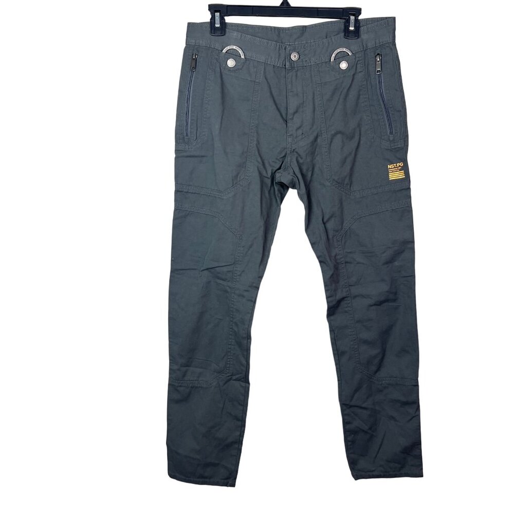 NASTY PIG Terrain Pants Mens 31 Gray Slim Fit *No suspenders included*